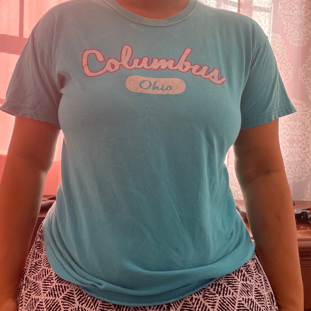 Teal “Columbus Ohio” T-shirt